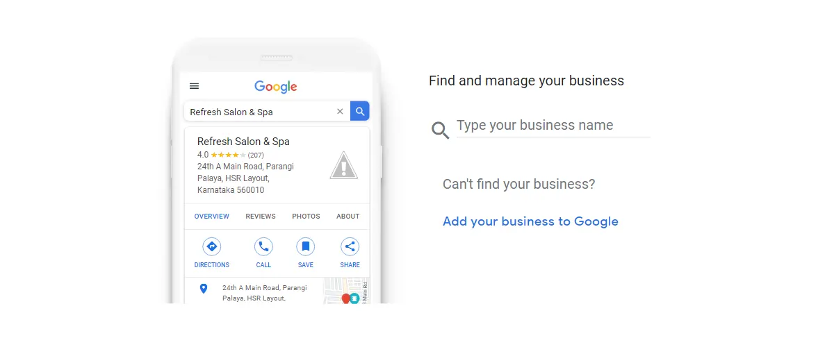 The first step in creating a Google Business Profile