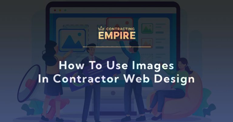 images in contractor web design