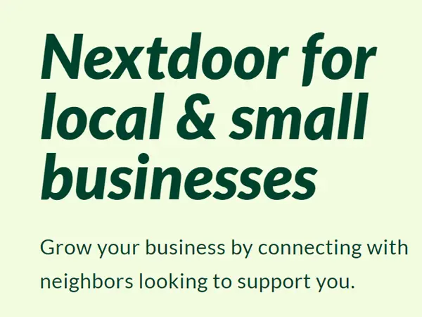 nextdoor for contractors