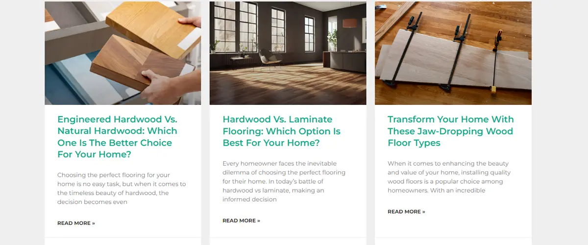 screenshot from KHB Flooring blog