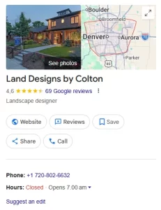Contracting empire client land designs by colton google business profile