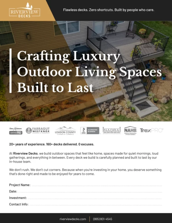 Promotional flyer created by Contracting Empire